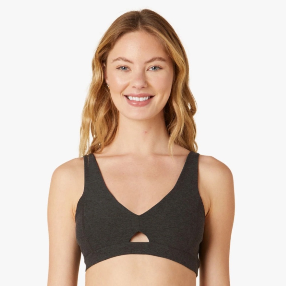 Beyond Yoga Spacedye Cut To Bra Darkest Night L